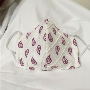 Hand crafted face mask.